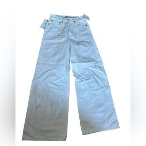 NWT Re/Done originals‎ white wide leg 90's style jeans